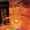 Crystal Rose Diamond Lamp – 16 Colors Changing LED Touch Lamp with Remote