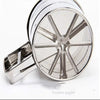 Stainless Steel Flour Sifter with One Hand Press Crank