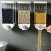 Wall Mounted Rice & Grain Storage Box | Kitchen Food Organizer Container